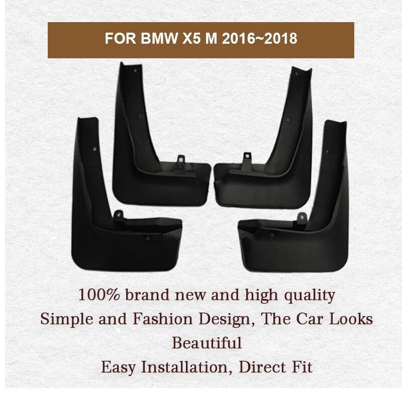 Для BMW X5M 2016 2017 2018 Брызговики Брызговики на крыльях Передняя и задняя брызговики Автозапчасти Крышка колеса Аксессуары