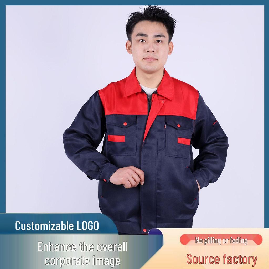Four Seasons Universal Wear-Resistant, Stain-Resistant, and Anti-Scald Workwear Uniform: Quick-Drying, Breathable Labor Protection Clothing