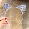 Cute Cat Ears Hair Band Girl Baby Children Quicksand Head Band Hair Clip Princess Hair Accessories
