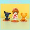 ПВХ Коллекционные Фигурки Очаровательной Сакуры из Cardcaptor для Украшения Торта с Дизайнами Шесть