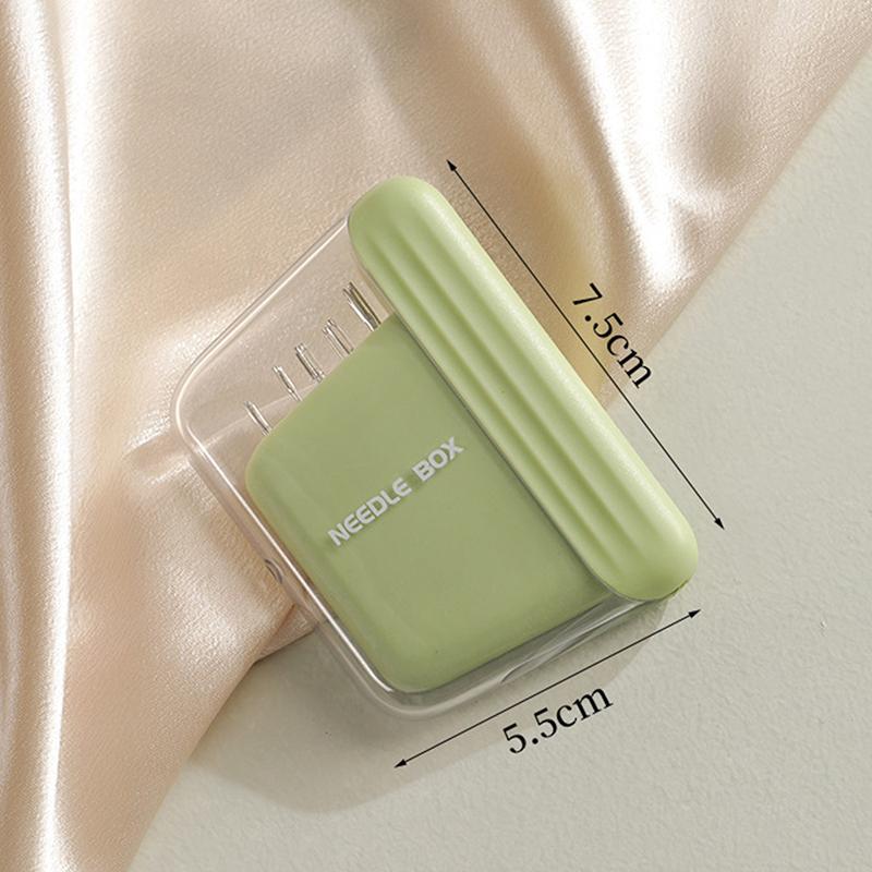 Магнитный ящик для швейных игл с 10 иглами, иглы разных размеров, портативные магнитные ящики для хранения, аксессуары для вышивки дома