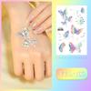 Waterproof Kids' Cartoon Tattoo Stickers: Princess, Butterfly & Mermaid Series