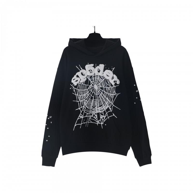 Unisex Oversized Hoodie Streetwear Cotton Pullover With Raised Letter Print Fall Casual Wear