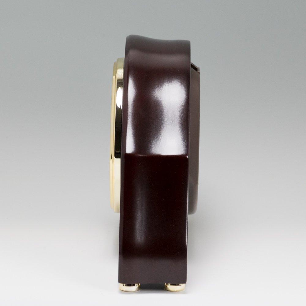 Часы Seiko Настольные часы Радио Аналоговые Деревянная Рамка Темно-Коричневый Узор Древесины Темно-Коричневое Дерево BZ239B SEIKO