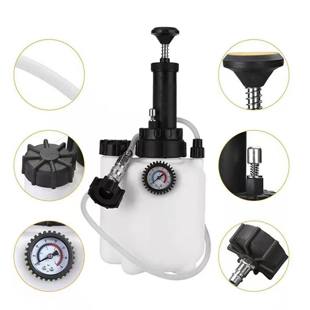 3л автомобильное тормозное масло, ручной инструмент для замены, вакуумный насос с двойной шкалой, система заправки маслом