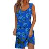Женские повседневные платья Пуловеры Пляжные платья без рукавов Платья с принтом