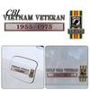 Metal Car Emblem for Veterans Veteran Emblem, Gulf War Service Badge Truck SUV, Military Rustproof Auto Decal Bumper Tailgate, 1990-1991 Heavy