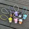 1 Piece 1:12 Dollhouse Mini Pearl Milk Tea Cup Model Pendant Diy Keychain Learning Scene Accessories Miniature Decoration