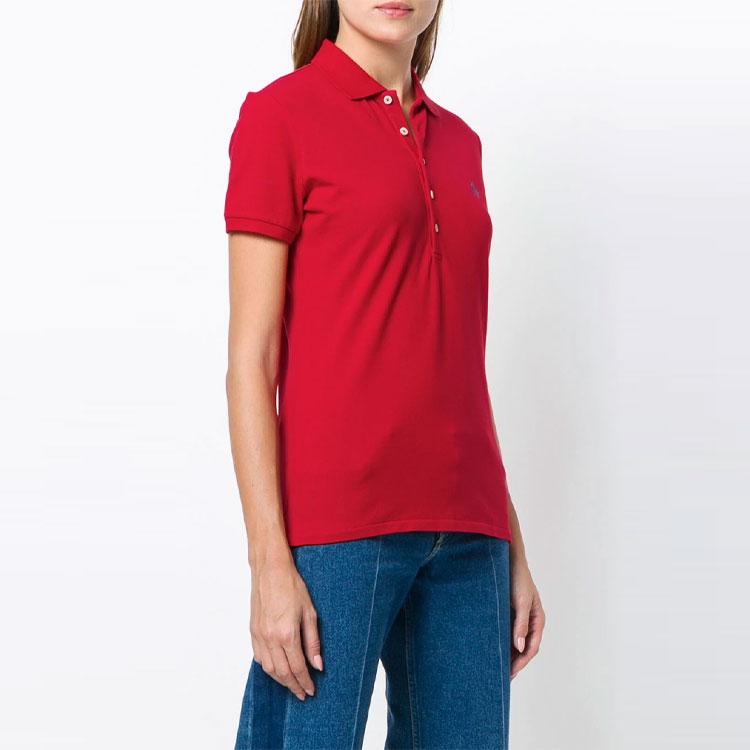 Polo Ralph Lauren вышитая однотонная рубашка поло с коротким рукавом женские топы 211505654-113