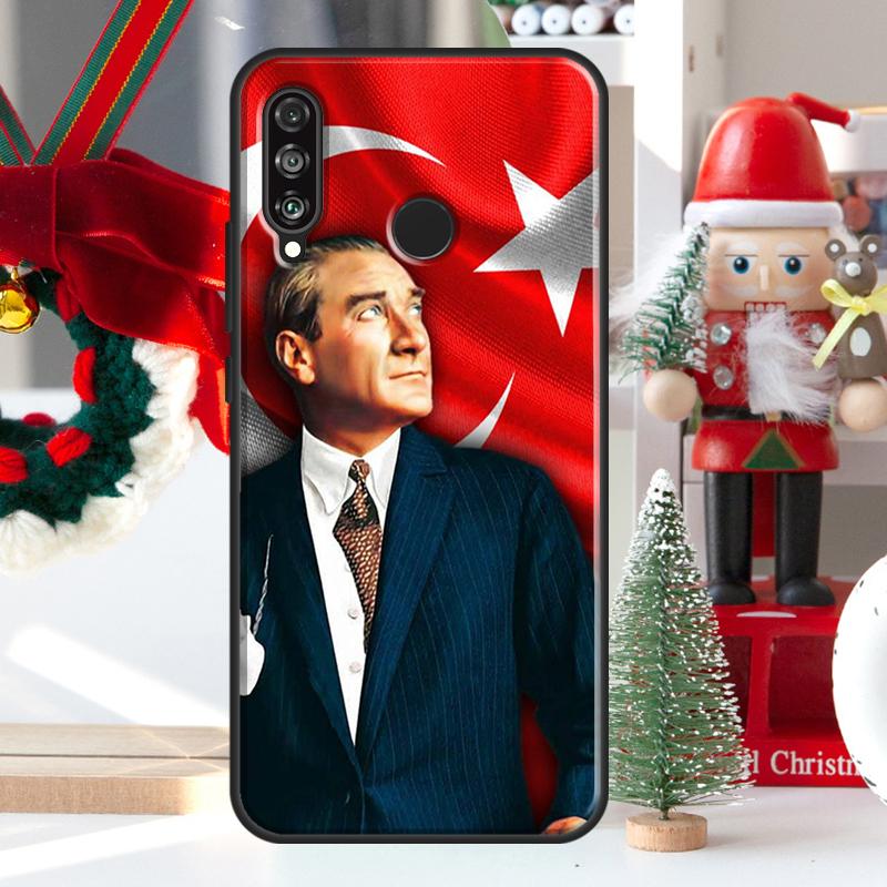 Турция Мустафа Кемаль Ататюрк Чехол Для Huawei P30 Lite P40 P50 P20 Pro P Smart 2021 Nova 5T Nova 9 Honor X9 X8 X7 50