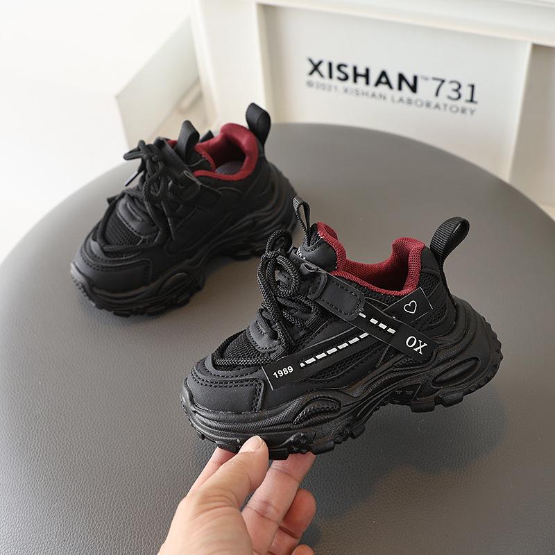 New Summer Children's Mesh Running Shoes - Breathable, Soft Soles for Boys & Girls, Featuring Dad Shoes Style
