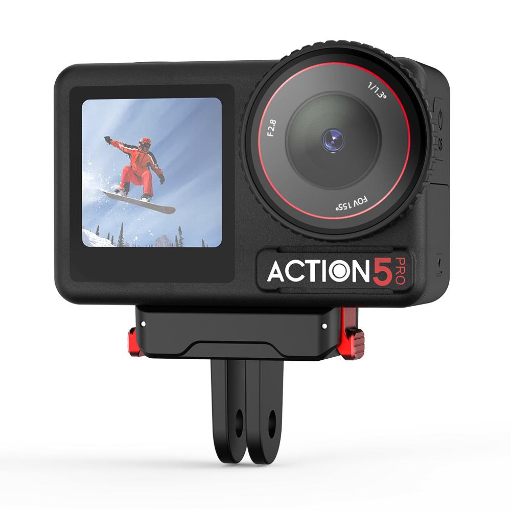 FLYMILE For DJI Osmo Action 5 Pro/4/3 Magnetic Quick Release Base Mount Expansion Adapter