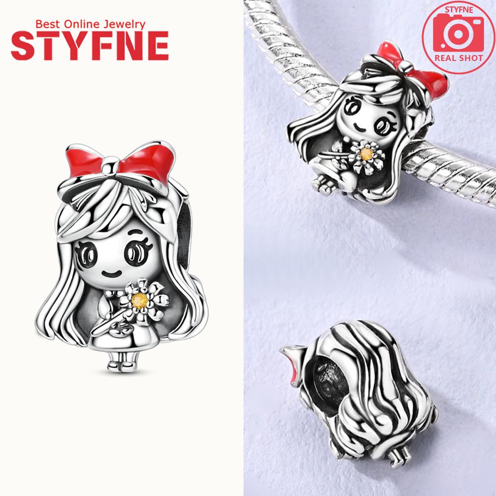 New 925 Silver Sparkling Magic Cube Love Charm Red Heart Beads DIY for Women Bracelet Fine Jewelry Gift Accessories