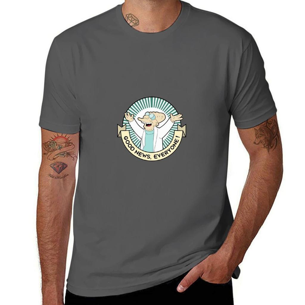Trending 1 40professor Farnsworthgood News Everyone Classic Tshirt2442 Tshirt Plus Size Nonshrink Tshirt