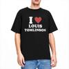Men T-Shirt I Love Louis Tomlinsons Amazing 100% Cotton Tees Short Sleeve T Shirt Round Collar Clothes Party