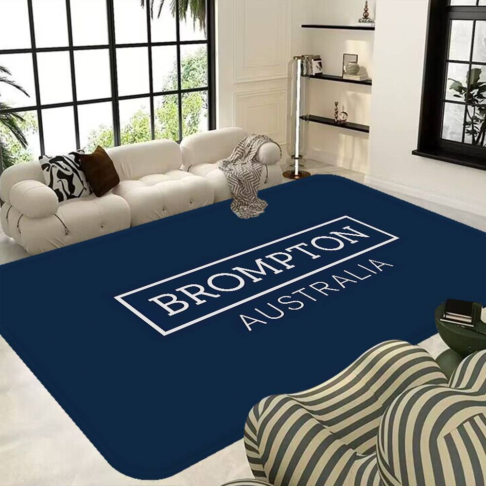 Brompton LOGO Entrance Door Mat Nordic Style Home Doormat Bathroom-Toilet Mats Bedroom Hotel Decor Mat