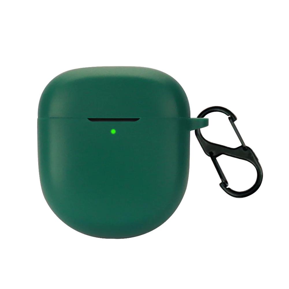 Силиконовый чехол-держатель для наушников с крючком, моющийся, защитный чехол для беспроводных наушников, замена для Bose QuietComfort Earbuds II