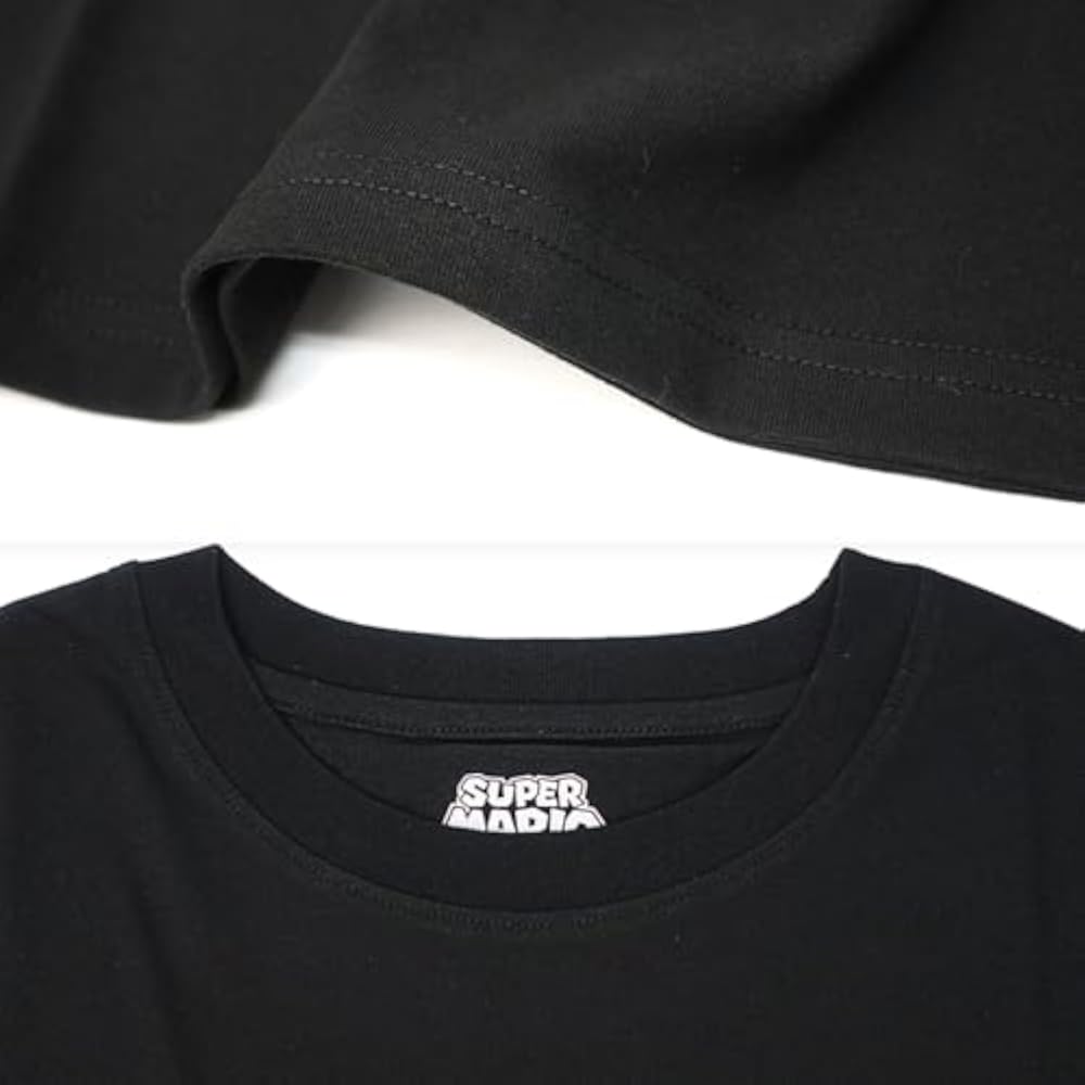 [Fine Plus] T-shirt Super Mario All Stars Short Sleeve Merchandise Mario Luigi Yoshi Characters