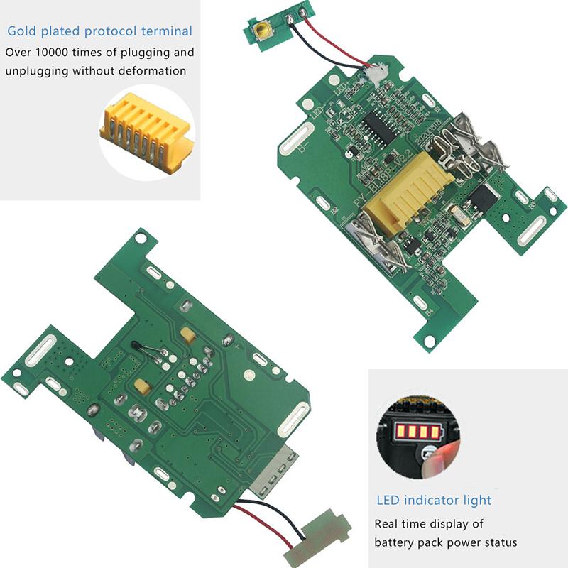 Bl1830 литий-ионная батарея Bms Pcb плата защиты зарядки для инструмента Makita 18 В