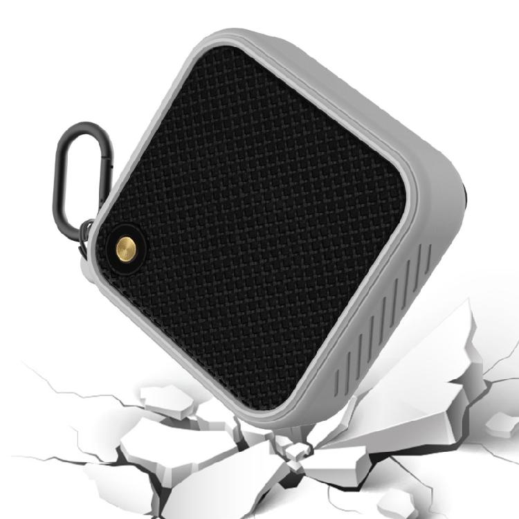 Погодостойкий силиконовый чехол для Bluetooth-совместимой колонки с карабином. Защита для приключений