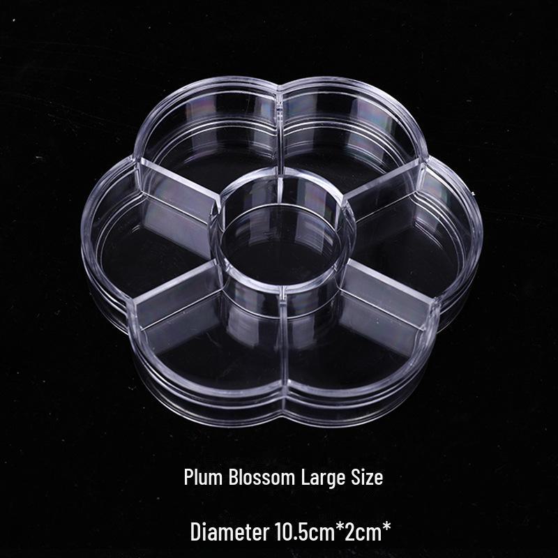 Пластиковая шкатулка для хранения украшений со съемной крышкой для сережек, браслетов и ожерелий