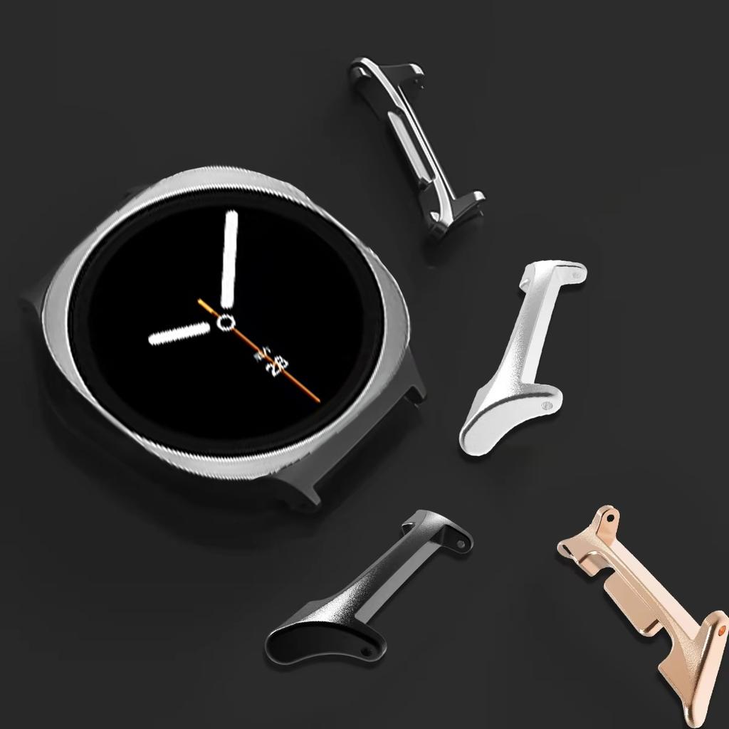 2 шт. Адаптер для Samsung Galaxy Watch 8 40 мм 44 мм Аксессуары Соединитель ремешка для умных часов Браслет из нержавеющей стали Galaxy Watch 8