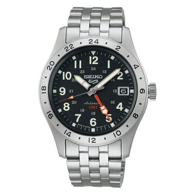 Seiko 5 Sports Field GMT Механические Автоматические Ручные Часы SBSC011 "Спортивный Стиль" (с намоткой) Мужской
