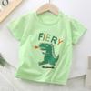Children's Cotton Short Sleeve Summer Boy's T-shirt Cartoon Short Sleeve Top for Girls