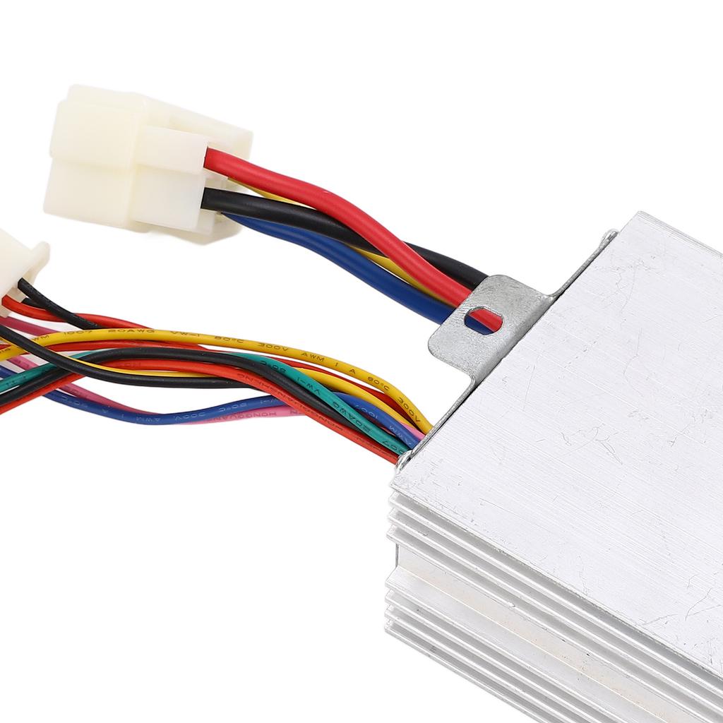 Контроллер 36 В 500 Вт с щеточным двигателем, из алюминиевого сплава, регулятор скорости для электровелосипедов, трехколесных велосипедов, мотоциклов