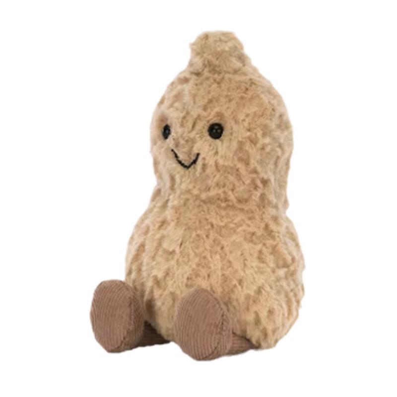 Jellycat Серия "Веселая еда" Плюшевая кукла-компаньон "Арахис" 15 см высотой