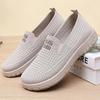 Модная женская обувь Лето 2025 Дышащая одинарная обувь на мягкой толстой подошве Повседневная тканевая обувь для женщин Бесплатная доставка Обувь