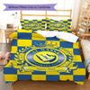 Al-Nassr Pattern Bedding,Quilt Set Quilt Cover Pillowcase Home Birthday Gift (1 * duvet cover + 2 * pillowcase, without core)