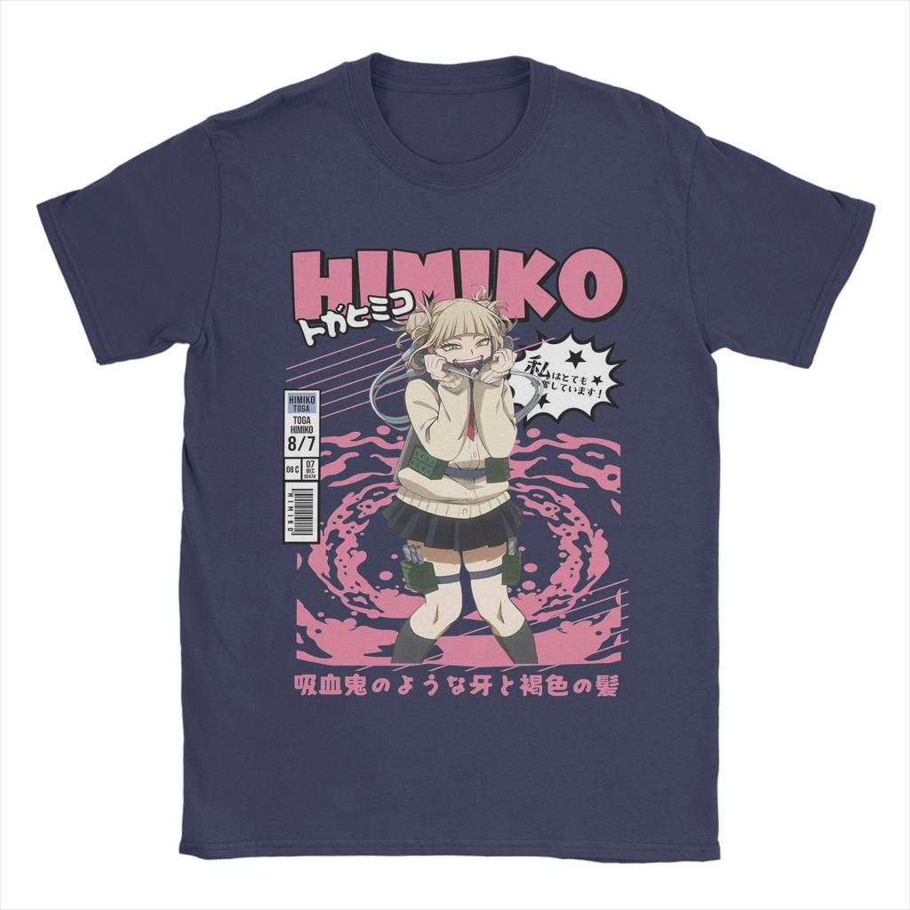 Summer Villainous GirlMy Hero Academy Hippie T Shirts Cotton Tee Shirt for Man Y2K Casual Print Short Sleeve Tops