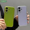 Роскошный ультратонкий однотонный чехол-меч-меха для iPhone 17 16 15 11 14 13 12 Pro Max Air с блестками и защитой камеры