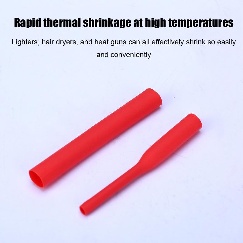 Heat Shrink Tube Set For Wire Cable Insulation Protection Assorted Colors And Black Sizes With Storage Box Diy Electrical Repair