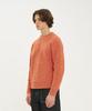 BLOND9 Grace Wool Rib Knit Sweater_Grapefruit Orange