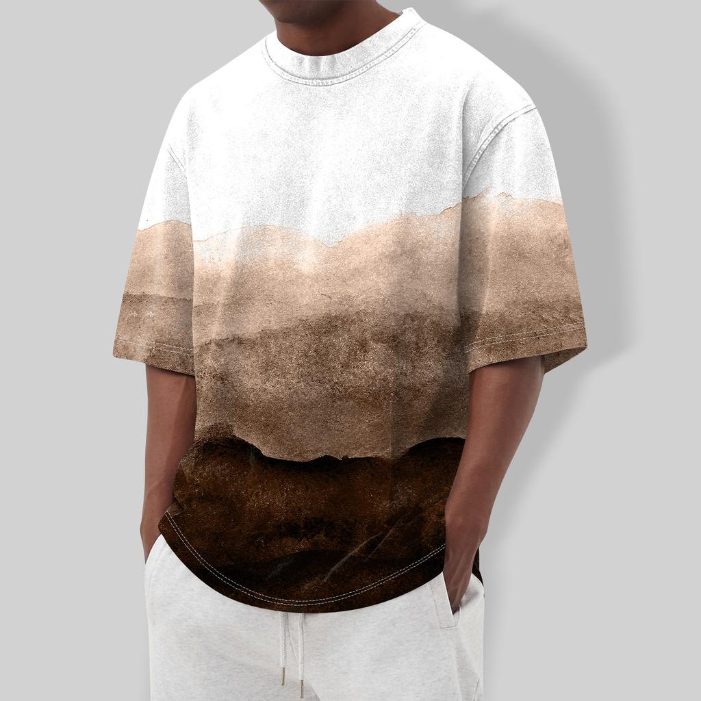 Мужская футболка Футболки с графическим текстом Pool3D печать Уличная повседневная одежда с короткими рукавами и принтом Базовая одежда