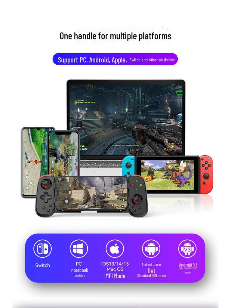 Black Myth Wukong D6DP Controller for SWITCH, Android, iOS, Tablet, PC - Bluetooth Streaming Compatible