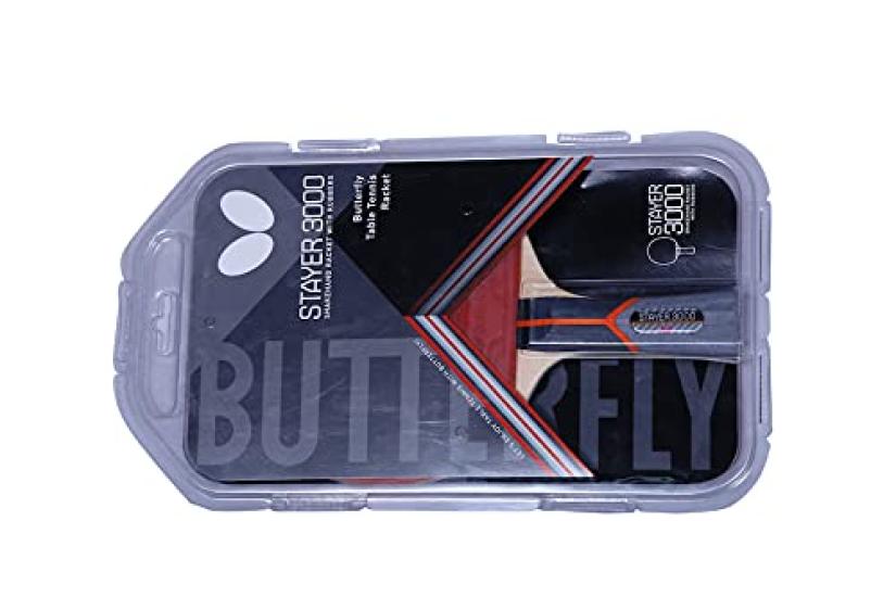 Ракетка для настольного тенниса Butterfly с резиновой накладкой Stayer 3000 16740