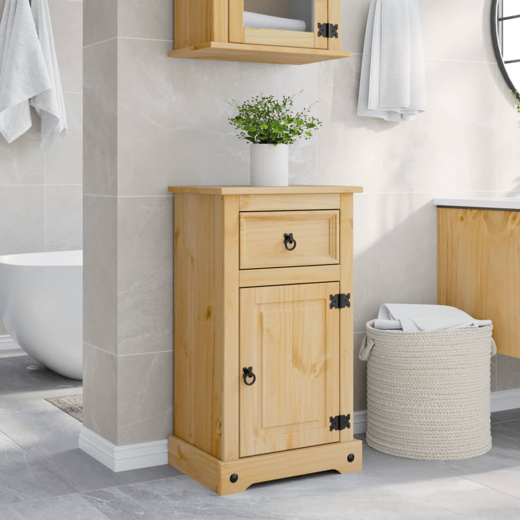 Bathroom Cabinet Corona 45 x 33 x 80 cm Solid Pine Wood