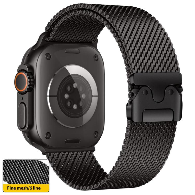 New Arrivals for Apple Watch 42 / 44 / 45 / 46 / 49mm 5 Pack XDfind Umbrella Buckle Milanese + Butterfly Buckle Mixed Watch Band