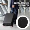 8 шт. силиконовые бесшумные чехлы на колеса для багажа мягкие гибкие износостойкие шумопоглощающие защитные чехлы для колес чемодана