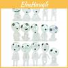 Cute Cartoon Sitting Posture Standing Elf With Night Light Function Mini Modelfor Office Desk And Collection Use