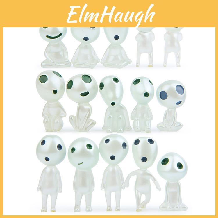 Cute Cartoon Sitting Posture Standing Elf With Night Light Function Mini Modelfor Office Desk And Collection Use