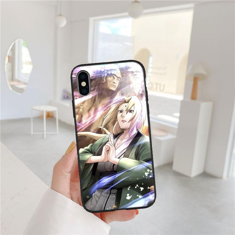 LO72 NARUTO Tsunade Soft Shell Phone Case for OPPO A3 Pro A72 A74 A76 A77 A77S A78 A79 A94 A95 A18 A40M A58