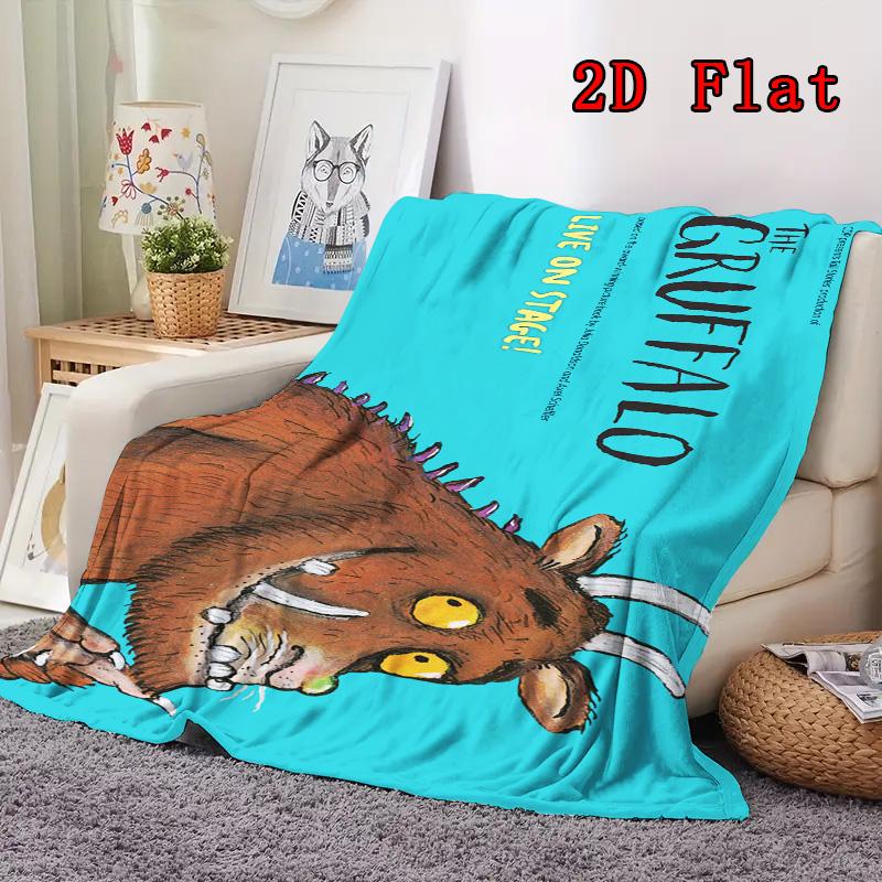 The Gruffalo 2D Flat Pattern Flannel Blanket High quality All Seasons Warmth and Comfort Perfect for Christmas Gifts.NMT0928309