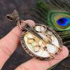 Ocean Jasper Handmade Copper Wire Wrap Jewelry Pendant 3.39 N4c81