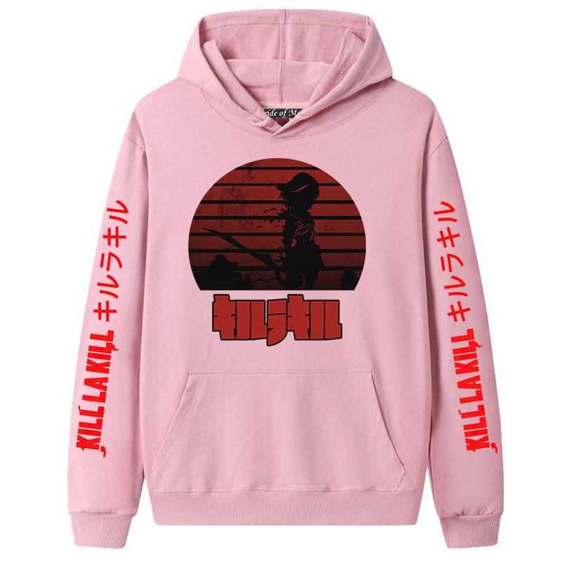 Japanese Anime Kill la Kill Hooded Long Sleeve Sweatshirt for Couples