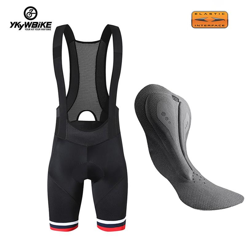 Mens Cycling Shorts With Dual Arrow Gel Pad Breathable Spandex Bike Bib Ride
