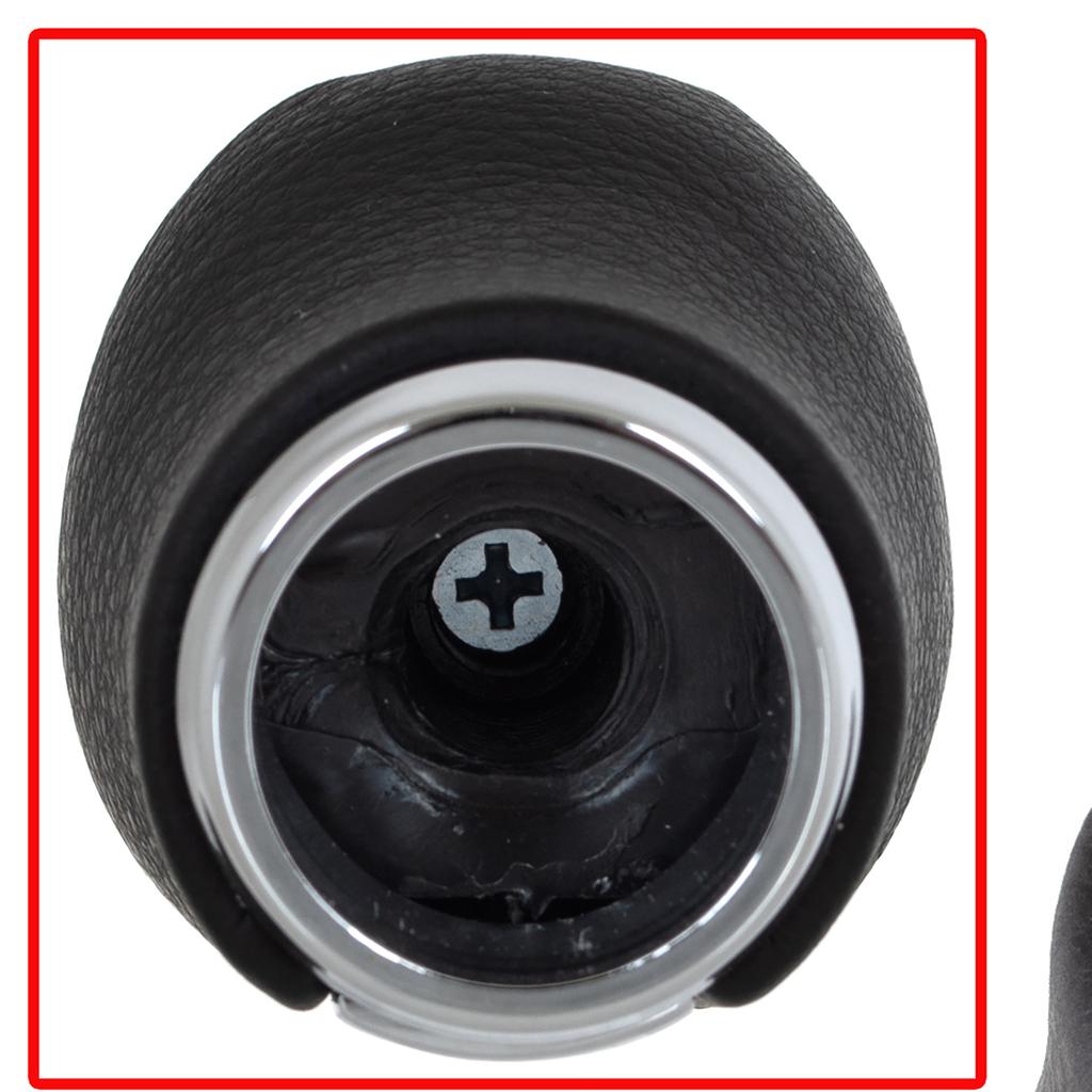 Nissan Navara D40 05-13 5-SPEED BLACK ECO LEATHER + CHROME Gear Shift Knob